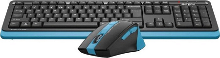 Офисный набор A4Tech Fstyler FG1035 (черный/синий )