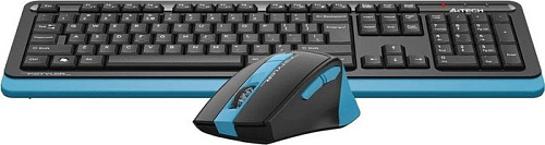 Офисный набор A4Tech Fstyler FG1035 (черный/синий )
