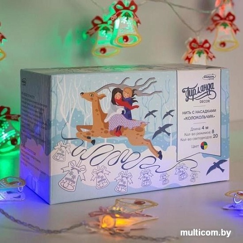 Гирлянда Luazon Нить 20 LED 4м (мульти) 2388692