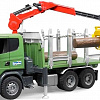 Bruder Scania R-series Timber truck with 3 trunks 03524