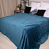 Плед Casa Conforte Fiona 200x220 6155174 (бирюзовый)