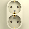 Розетка Schneider Electric Glossa GSL000224 (бежевый)