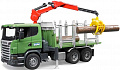 Bruder Scania R-series Timber truck with 3 trunks 03524