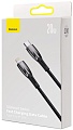 Кабель Baseus Glimmer Series USB Type-C - Lightning (2 м, черный)