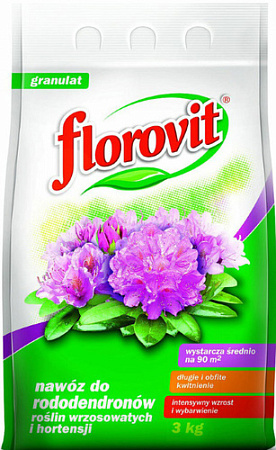 Удобрение Florovit Для рододендронов, вересковых, гортензий граннулированное (1 кг)