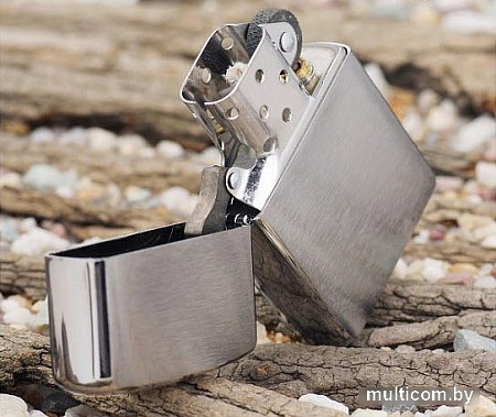 Зажигалка Zippo Classic 200 Brushed Chrome