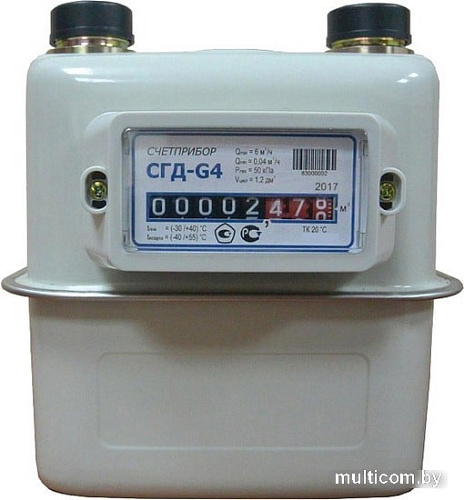 Счетчик газа БелОМО СГД 4-1-G4 ТИ (левый)