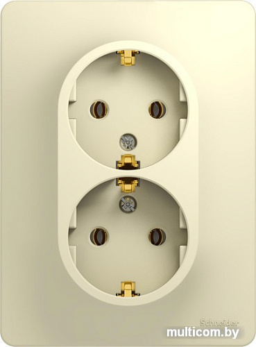 Розетка Schneider Electric Glossa GSL000224 (бежевый)