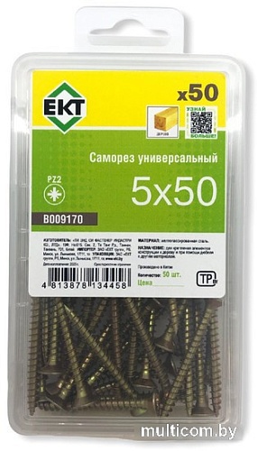 Шуруп ЕКТ B009170 (50 шт)