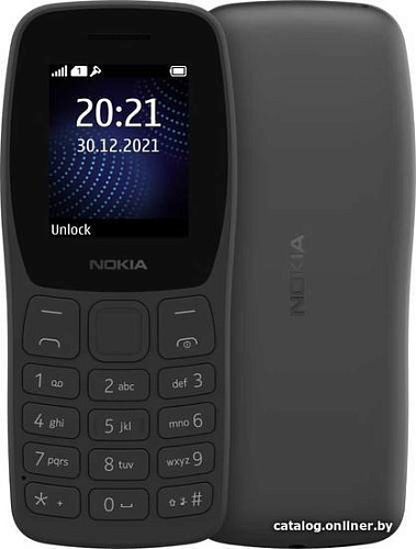 Кнопочный телефон Nokia 105 (2022) TA-1428 Dual SIM (черный)