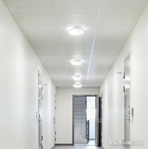 Припотолочная люстра Estares DLR 25W R-280-CW-WHITE/WHITE-220-IP44