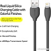 Кабель Baseus Jelly Liquid Silica Gel USB Type-A - Lightning (2 м, черный)