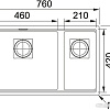 Кухонная мойка Franke Kubus 2 KNG 120 125.0528.636 (оникс)