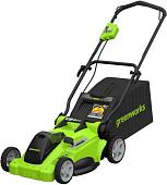 Газонокосилка Greenworks GD40LM16XK4 2517907UB (с 1-м АКБ)