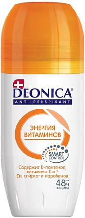 Дезодорант шариковый Deonica Энергия витаминов 50 мл