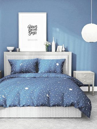 Постельное белье Samsara Night stars 1.5сп (простыня на резинке)