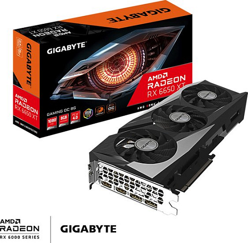 Видеокарта Gigabyte Radeon RX 6650 XT Gaming OC 8G GV-R665XTGAMING OC-8GD