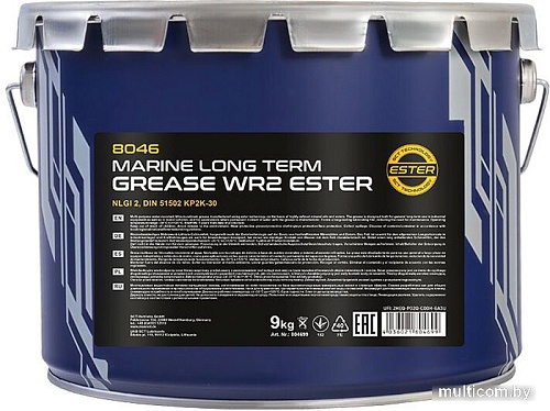 Mannol WR-2 Marine Long Term Grease 9 кг 8046