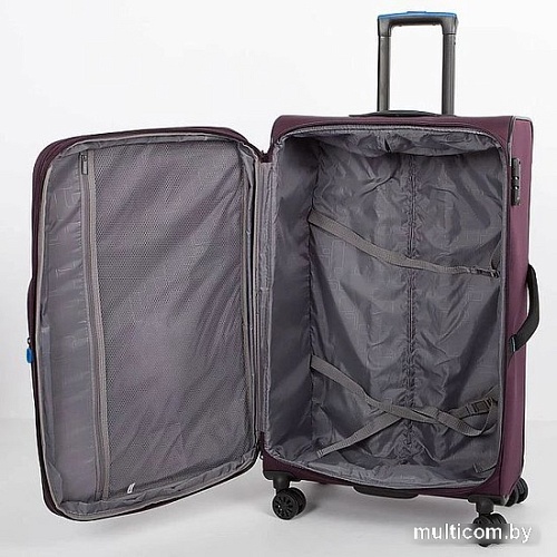 Чемодан-спиннер Francesco Molinary 111-22039W/3-28PRP (фиолетовый)