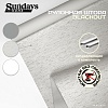 Рулонные шторы Sundays Home Оливия 43х160 с 2-мя направляющими LM-15 150см (лен)