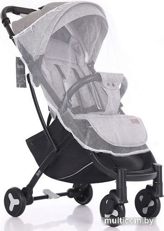 Коляска прогулочная «книга» Nuovita Fiato (серый/черный)