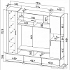 Стенка Интерлиния Аризона-6 (ясень шимо светлый/шимо темный)