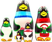 Развивающая игра Брестская Матрешка В виде фигурок милых пингвинов (набор 5 шт)