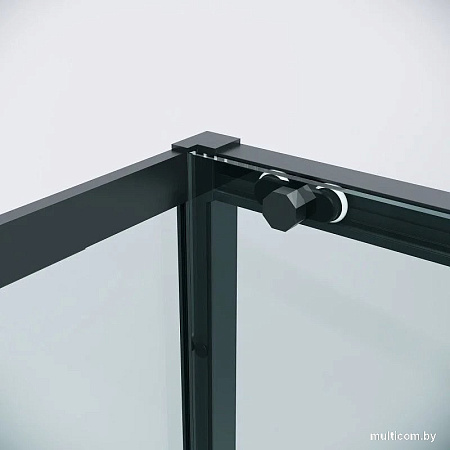 Душевой уголок Grossman Style 130x70x195 120.K33.05.1370.21.00 (черный матовый/прозрачное стекло)