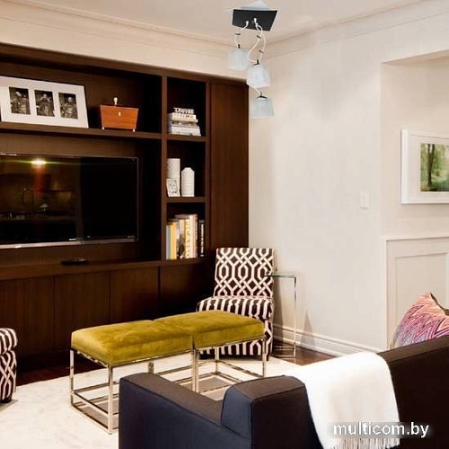 Подвесная люстра Элетех Конверт 233 НСБ 01-3х60-102 Е27 1005402879 (белый/черный)