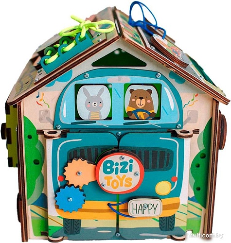 Бизидомик Bizitoys Мини Дорога с подсветкой 2624/03