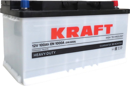 Автомобильный аккумулятор Kraft 100 R KR100.0