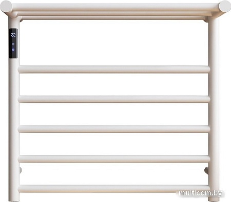 Полотенцесушитель Maxonor PL-TRE03-55-5-8 с полкой (белый, подключение слева)