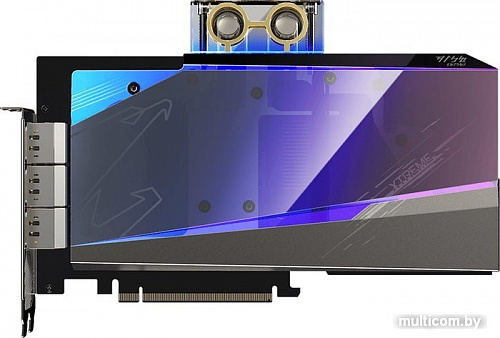 Видеокарта Gigabyte Aorus GeForce RTX 3080 Ti Master Xtreme Waterforce 12G GDDR6X