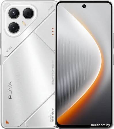 Телефон Tecno Pova 7 5G 8GB/128GB (волшебный серебристый)