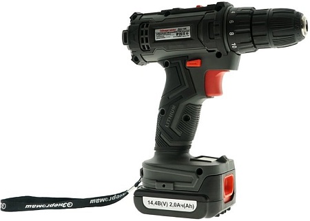 Дрель-шуруповерт Энергомаш ДШ-14К (с 2-мя АКБ, кейс)