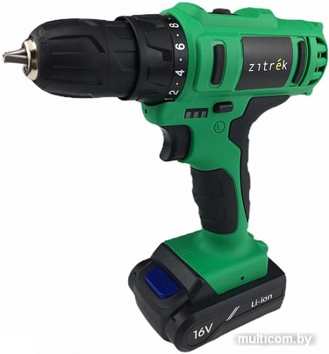 Дрель-шуруповерт Zitrek Greenpower 16-Li 063-4075 (с 2-мя АКБ, кейс)