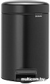 Brabantia Pedal Bin NewIcon 3 л (черный матовый)