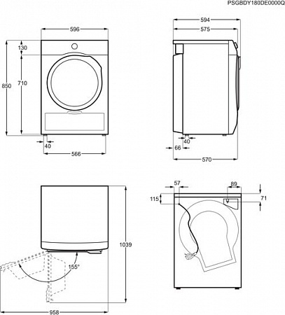 Сушильная машина Electrolux EW6CR527P