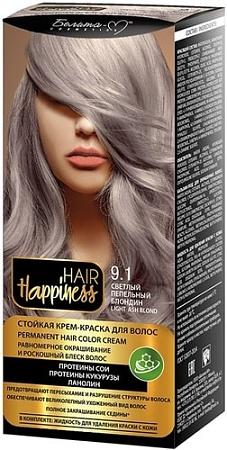 Белита-М Hair Happiness Стойкая 9.1 светлый пепельный блондин