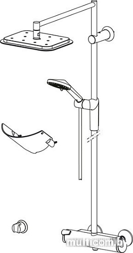 Душевая система Oras Optima 7192U
