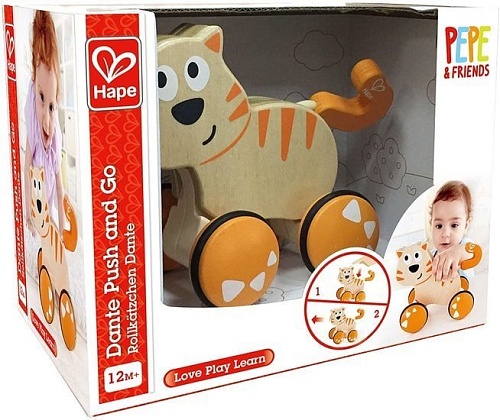 Развивающая игрушка Hape Кот Данте E0363