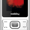 Мобильный телефон Nobby 110 (белый/серый)