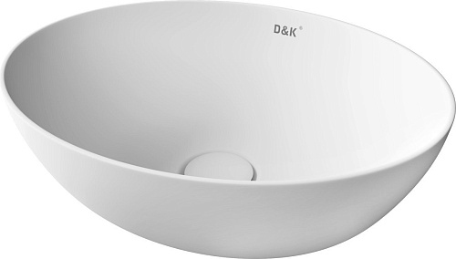 Умывальник D&K Matrix DT1390708 (белый матовый)