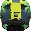 Мотошлем LS2 MX708 Fast II Duck (L, Green H-V Yellow)