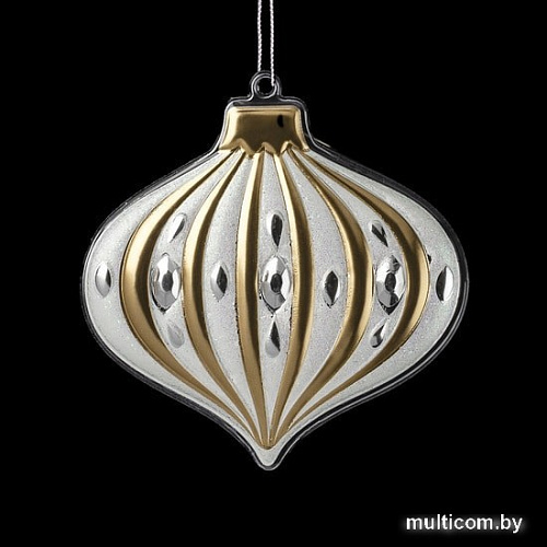 Елочная игрушка Erich Krause Decor 3 украшения Елочные игрушки золото 49595