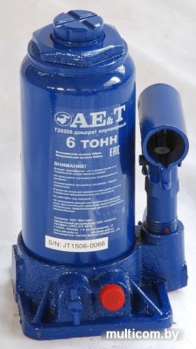 Бутылочный домкрат AE&T T20206 6т