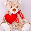 Классическая игрушка Weihai Мишка с сердечком и бантом ST8430В