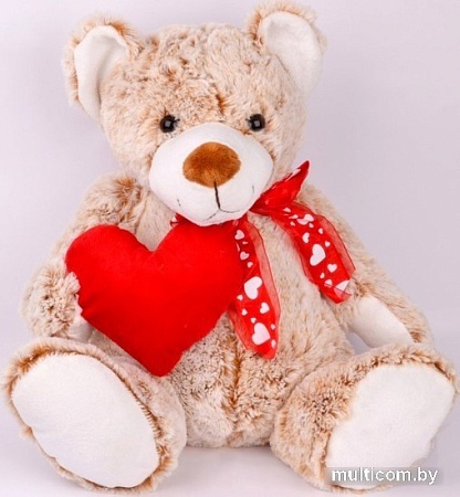 Классическая игрушка Weihai Мишка с сердечком и бантом ST8430В