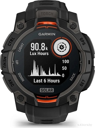 Умные часы Garmin Instinct 3 Solar 45 мм (черный)