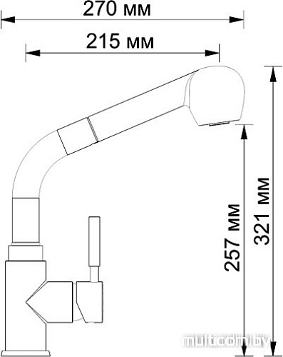 Смеситель Wasserkraft Main 4166